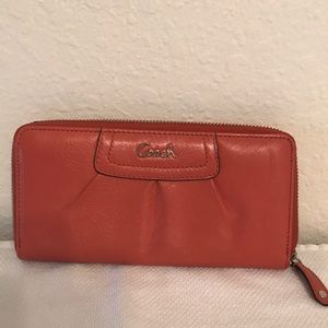 Coach Factory Zip Around Wallet